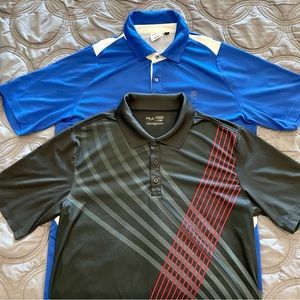 FILA : Bundle of 2 Fila Sport Short Sleeve Polos